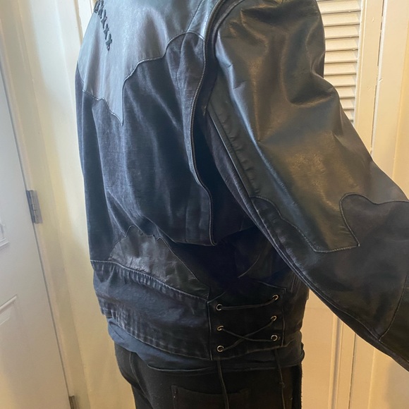 Unique 80s vintage leather jacket - Picture 10 of 11